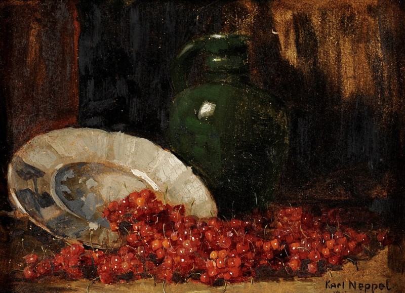 "Pictură. Natură statică" by Karl Neppel