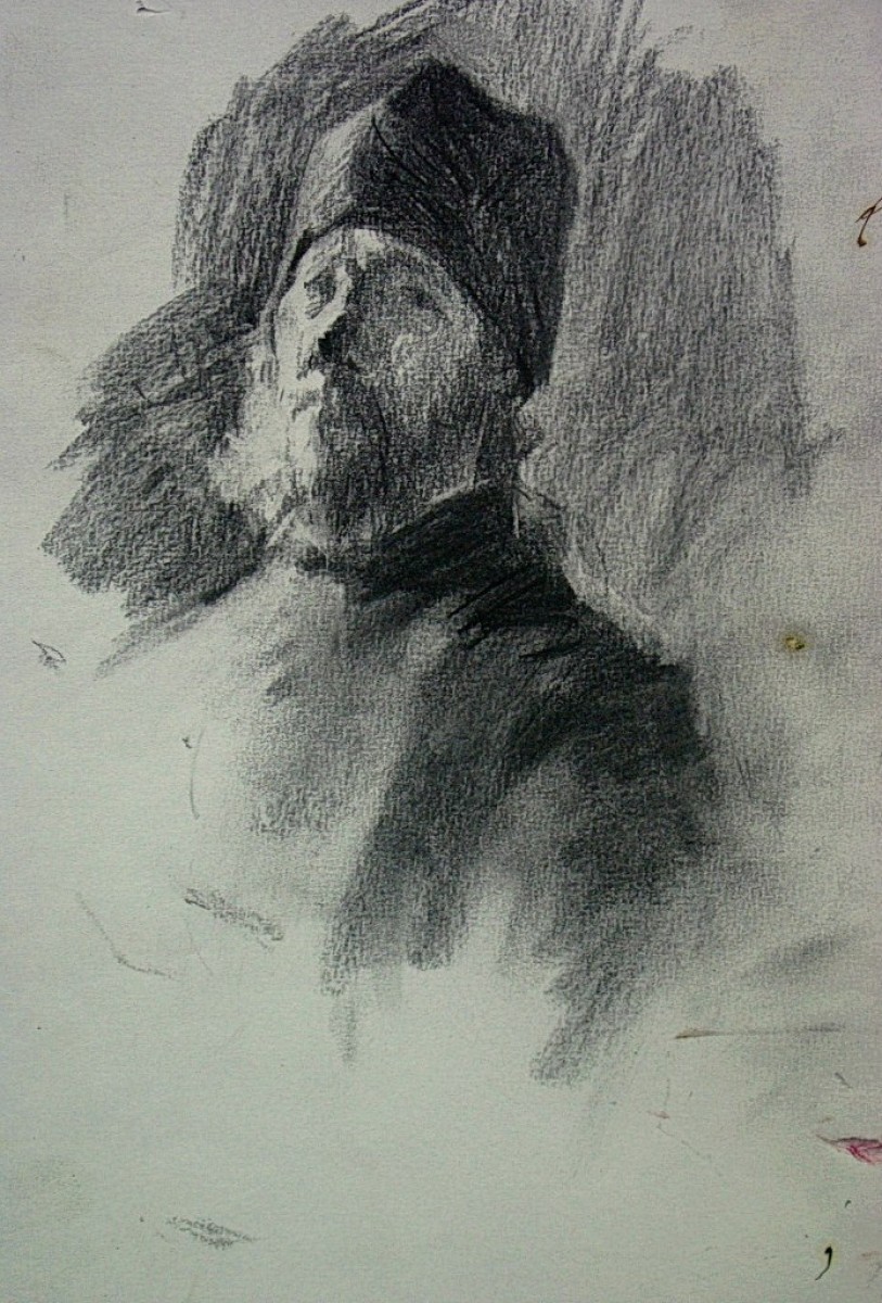 "Schiță / crochiu. Portret" by Gheorghe Lisița