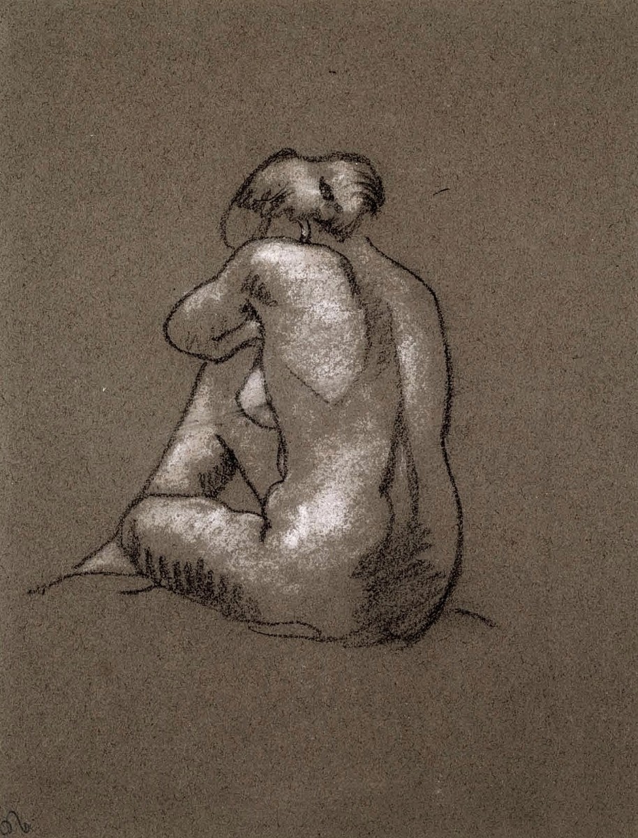 "Drawing. Nude" by Julio González