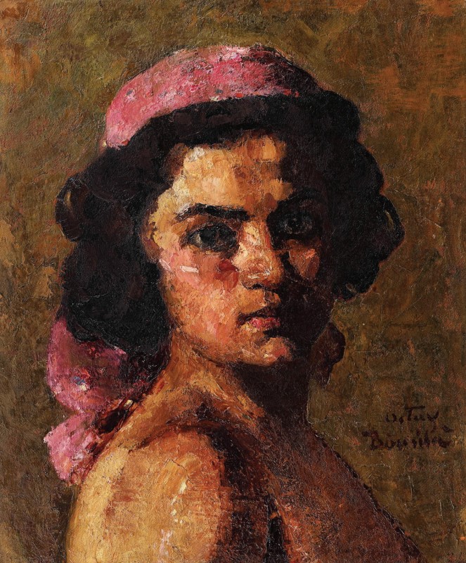 "Painting. Portrait" by Octav Băncilă