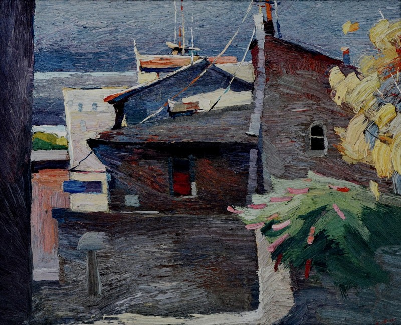 "Roma" by Anatol Ghimpu, 1999, 400x500mm, ulei pe pânză