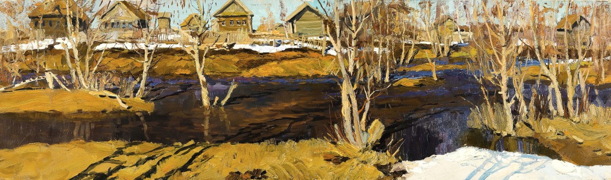 "Pictură. Rural" by Vladimir Fedorovich Stozharov