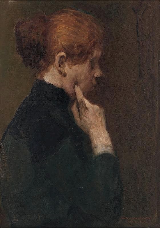 "Painting. Figure" by Elemír Halász-Hradil