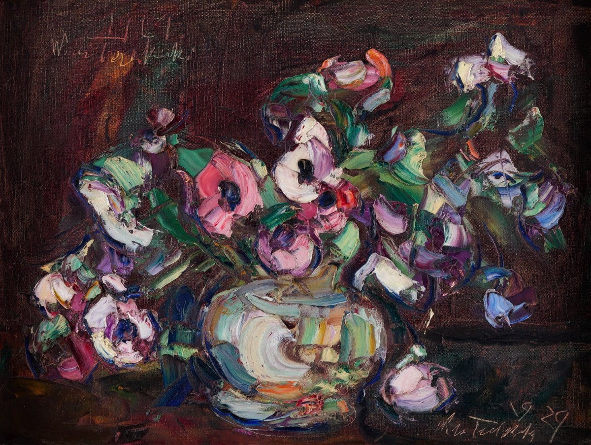 "Painting. Flowers" by Wlodzimierz Terlikowski
