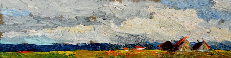 "Painting. Landscape. Pleinair. Pleinair romania" by Maxim Malerciuc, oil on canvas