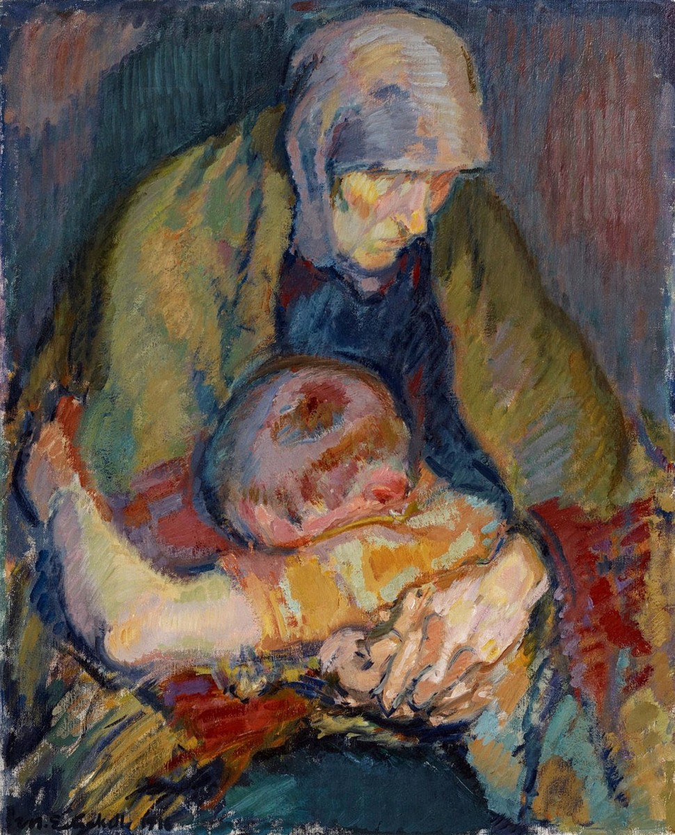 "Pictură. Oameni" by Magnus Enckell