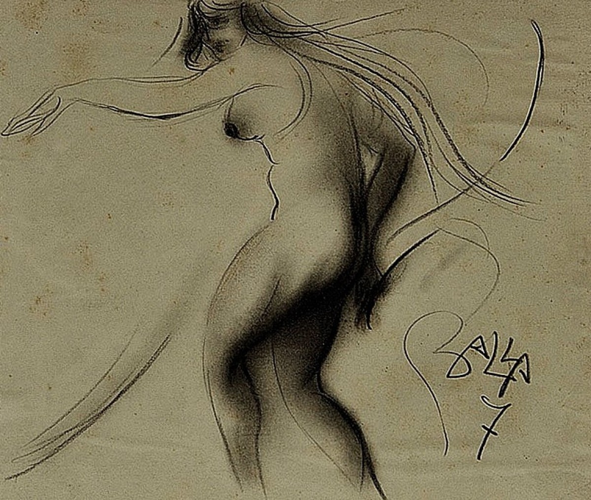 "Рисунок. Обнаженка" by Гиаcомо Манзù