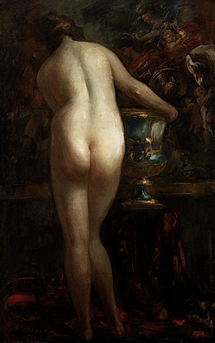 "Pictură. Nud. Figură / semifigură" by Vitaly Gavrilovich Tikhov
