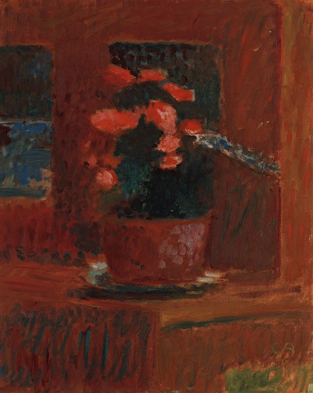 "Pictură. Flori" by Cuno Amiet