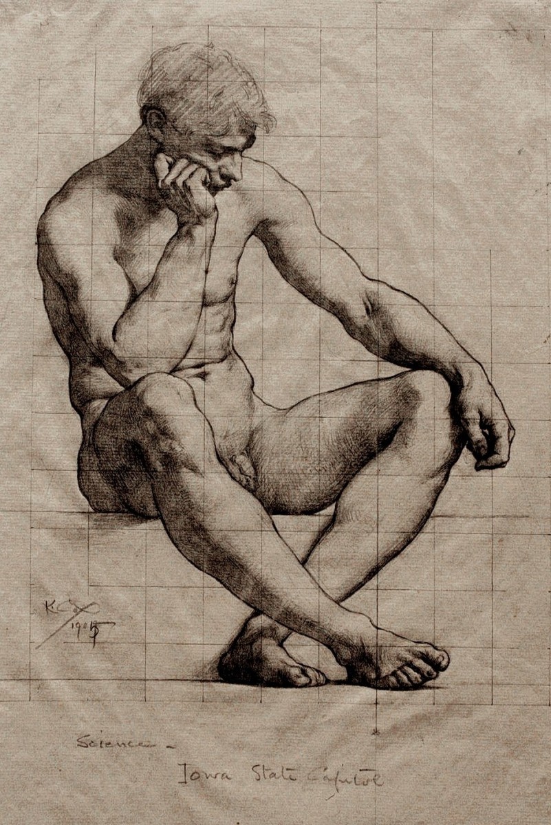 "Drawing. Nude" by Kenyon Cox