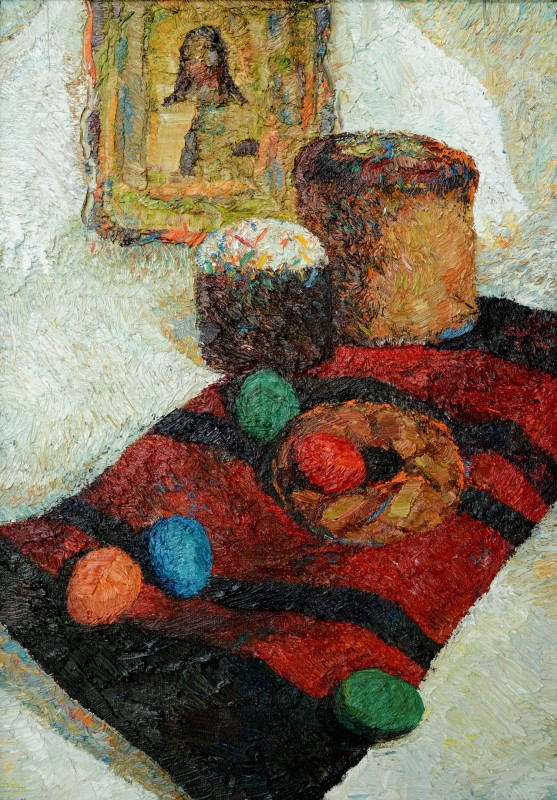 "De Paști" by Ion Gumei, 2014, oil on canvas