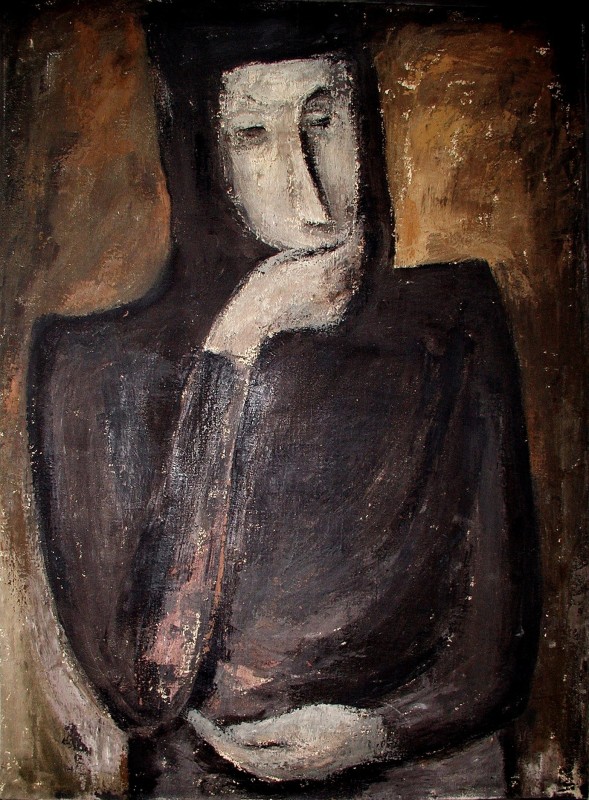 "Pictură. Figură / semifigură" by Peter Herkenrath