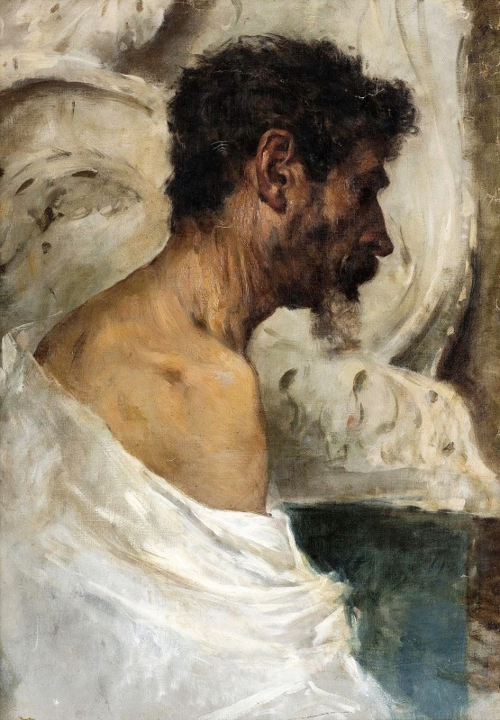 "Pictură. Figură / semifigură" by Gaetano Esposito