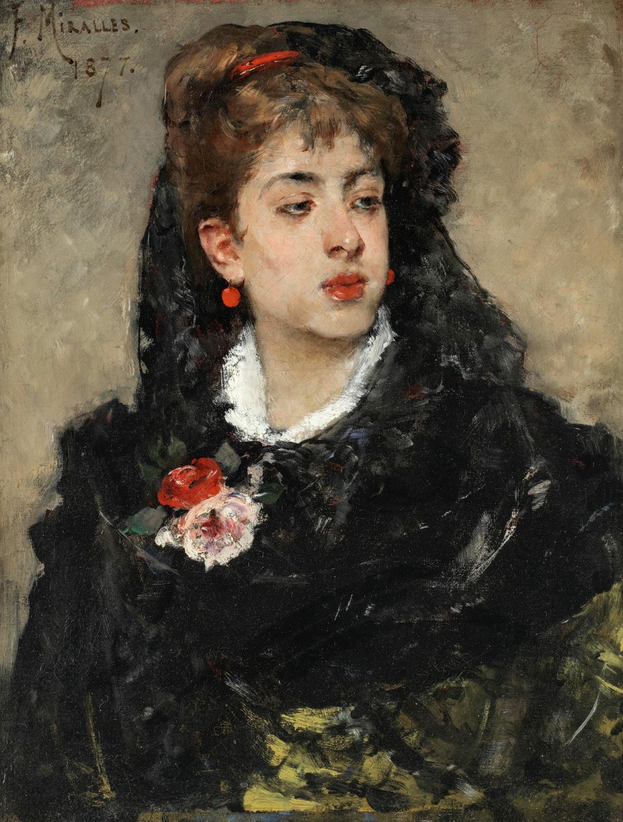 "Pictură. Portret" by Francesc Miralles i Galaup