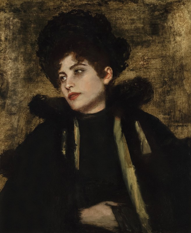 "Painting. Portrait" by Albert von Keller
