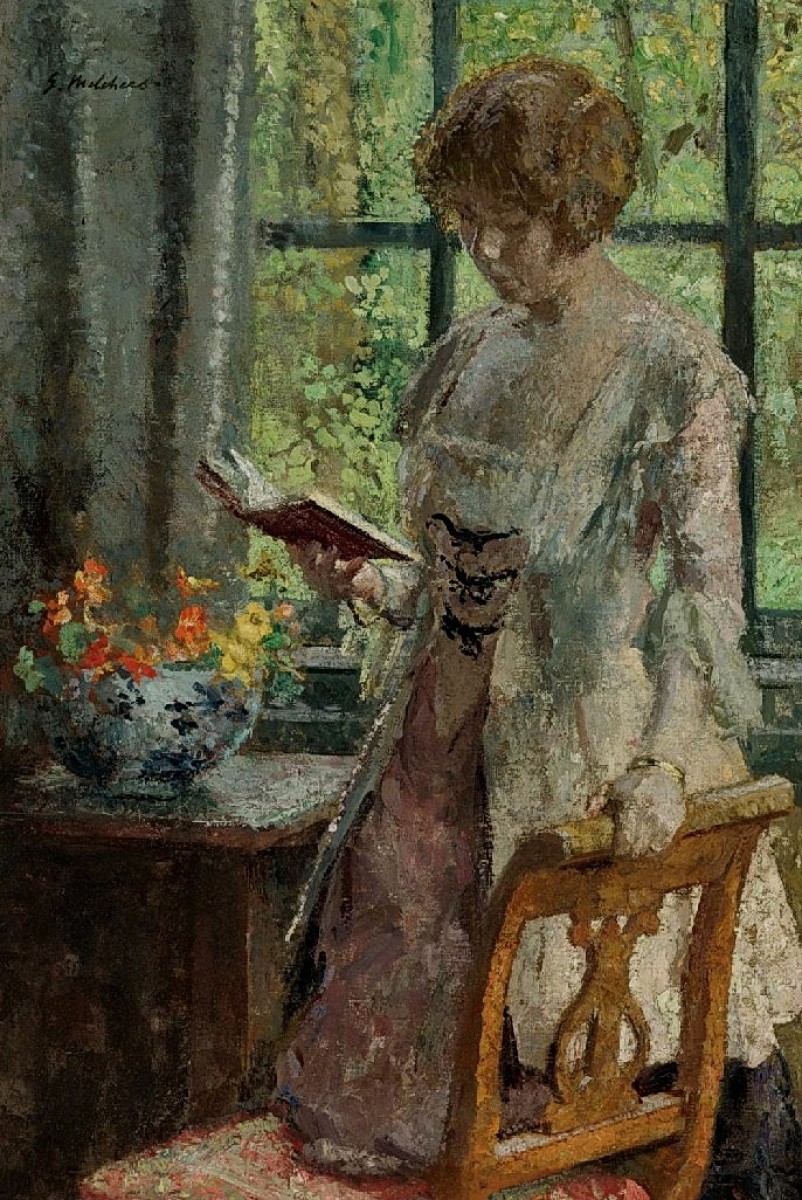 "Composition. Figure" by Gari Melchers