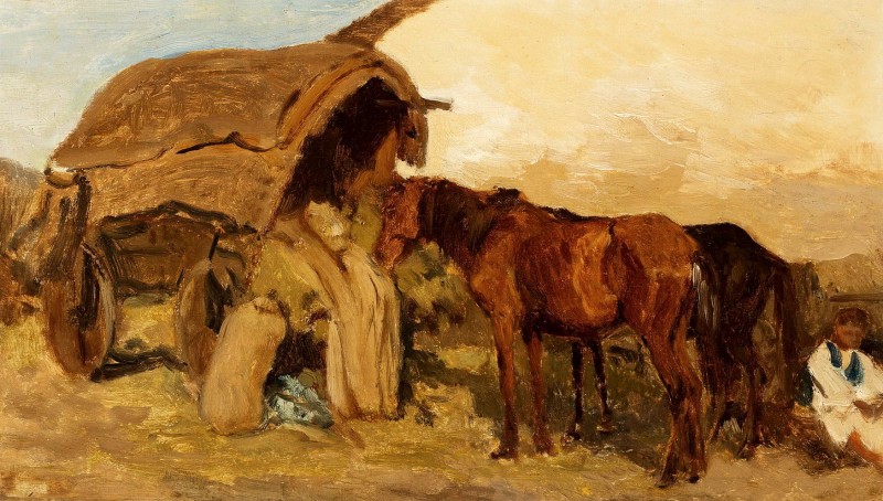 "Composition. Animals" by August Ritter von Pettenkofen