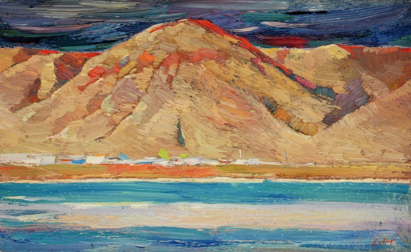 "Krasnovodsk" by Anatol Ghimpu, 2000, 480x680mm, ulei pe pânză