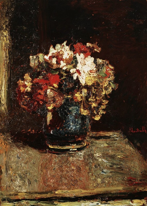 "Pictură. Flori" by Adolphe Monticelli