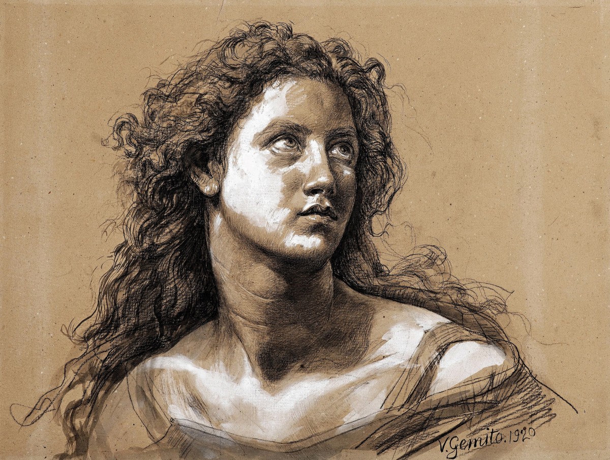 "Painting. Portrait" by Vincenzo Gemito