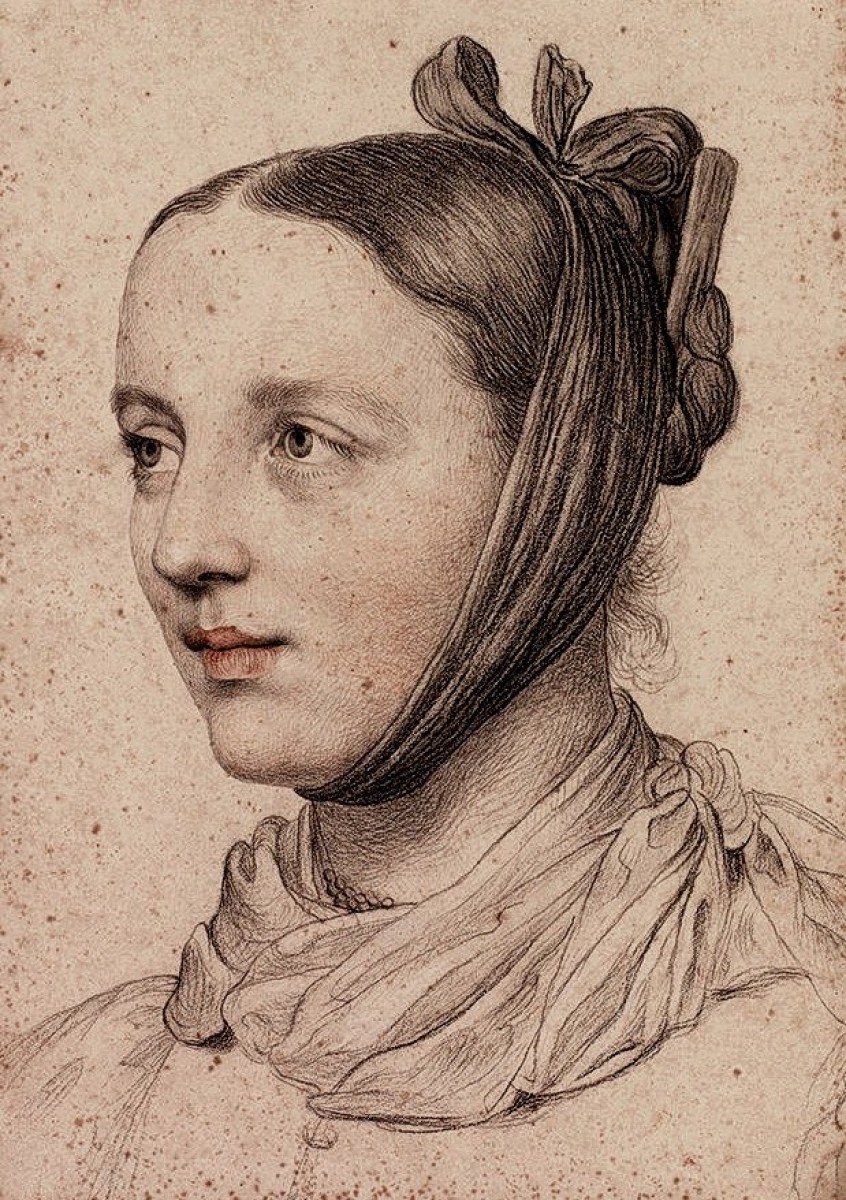 "Drawing. Portrait" by Marie Ellenrieder