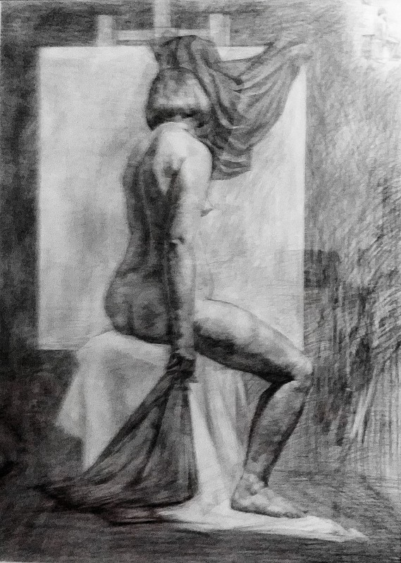 "Nud în interior" by Alexandra Clapatiuc, 2010