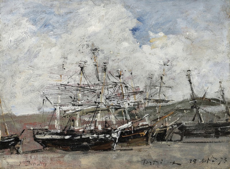 "Composition. Marine landscapes" by Eugène Boudin