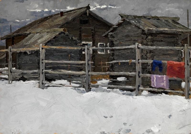 "Pictură. Rural" by Vladimir Fedorovich Stozharov