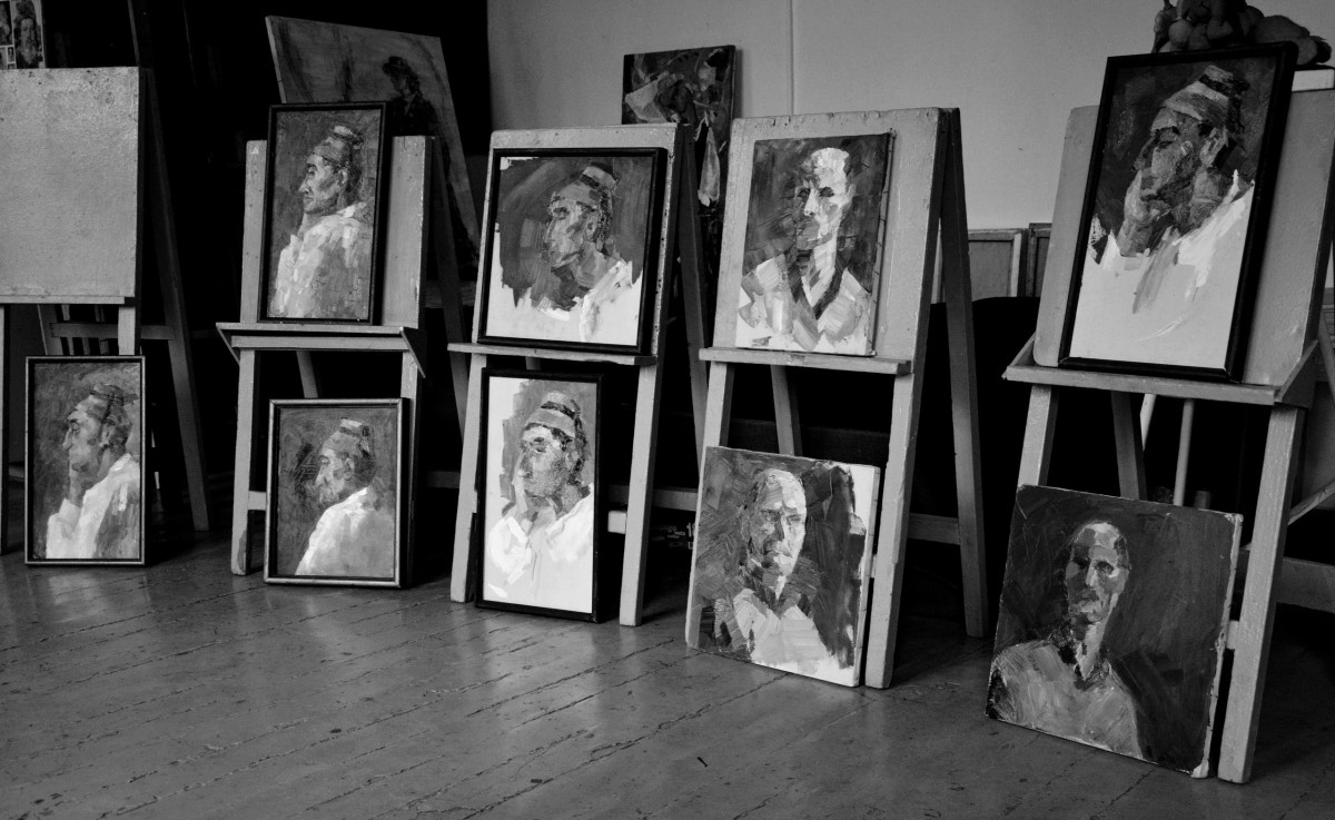 .... Painting examination.  XI grade - Anatol Ghimpu. December 15 2021.