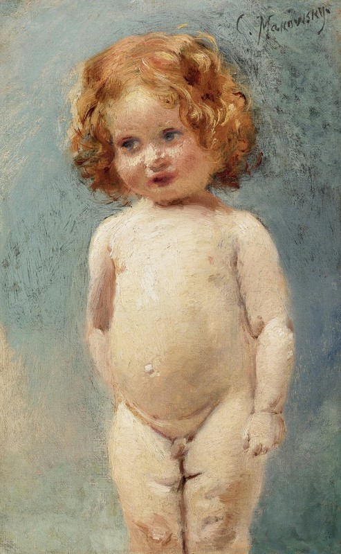 "Painting. Nude" by Konstantin Makovsky