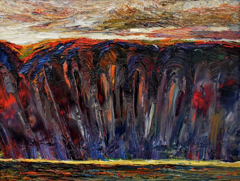 "Butuceni" by Anatol Ghimpu, 2004, 300x400mm, oil on canvas
