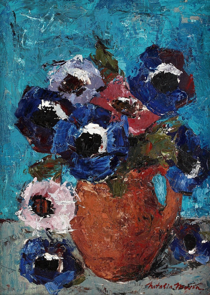 "Painting. Flowers" by Natalia Moscu