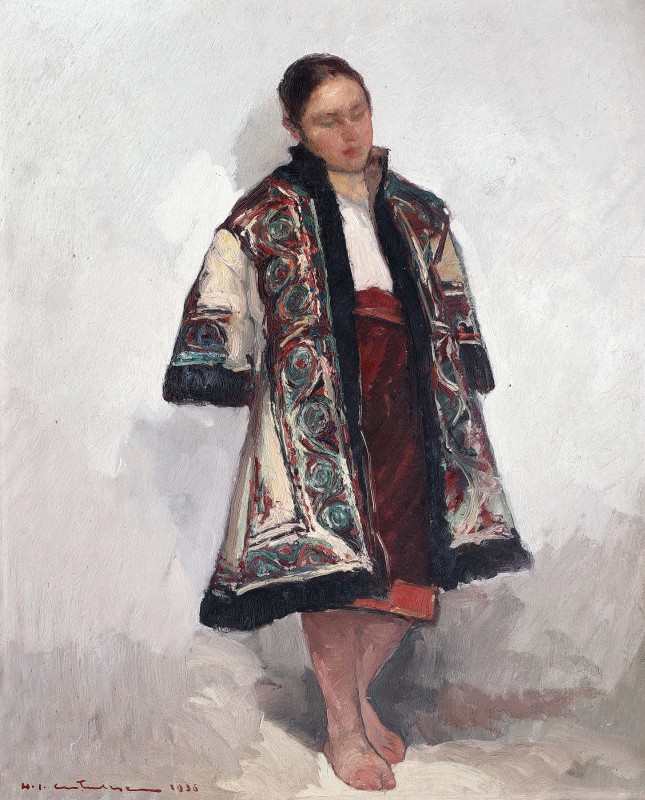"Painting. Figure" by Honoriu I. Cretulescu