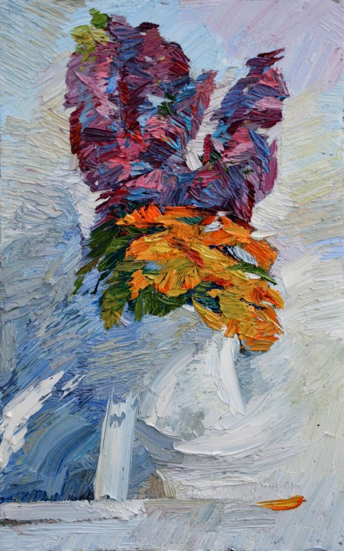 "Painting. Pleinair. Long term" by Dumitrița Znaida, 400x250mm, oil on canvas