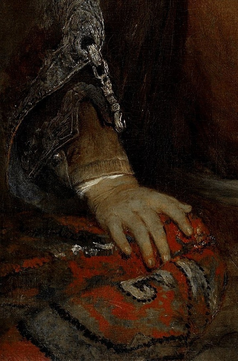 "Composition. Gypsum, head, hands, feet" by Aert de Gelder