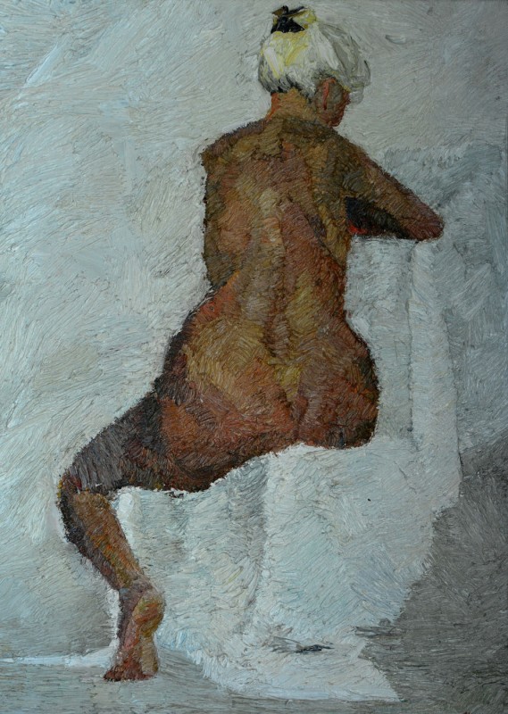 "Nud" by Александра Cлапатиуc, 2009, 700x500mm, масло / холст